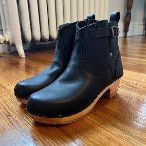 No.6 Mid Heel Clog Boot